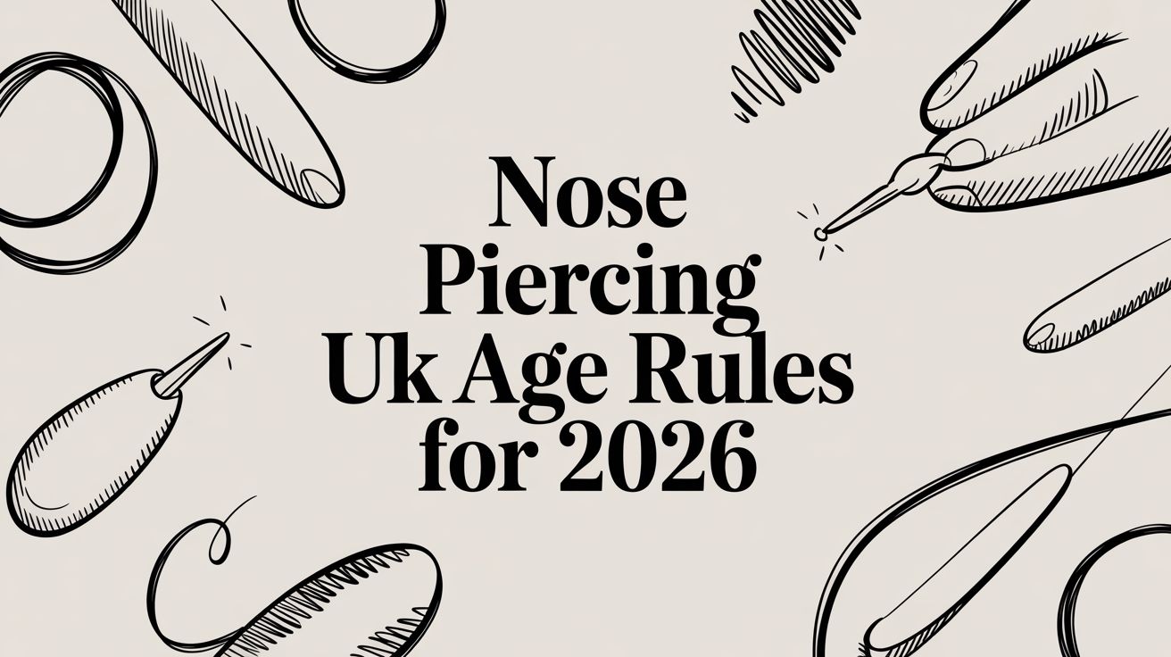 Nose Piercing UK Age Rules for 2026